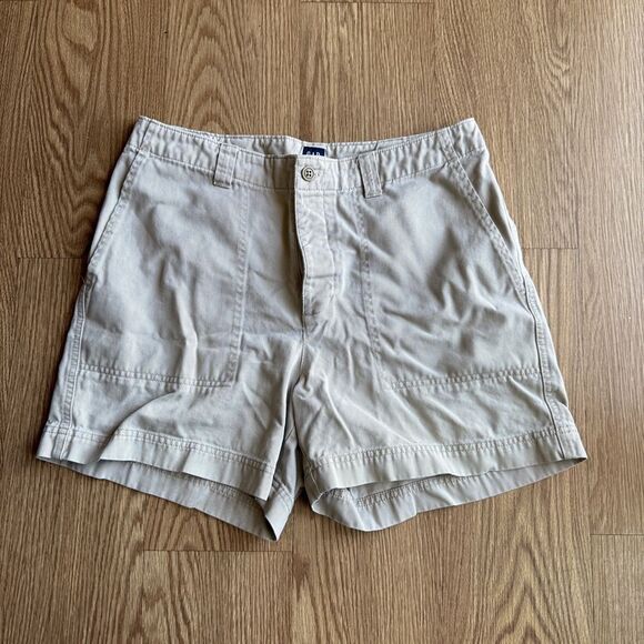 GAP Tan Flat Front Shorts for Casual Comfort - Picture 1 of 5